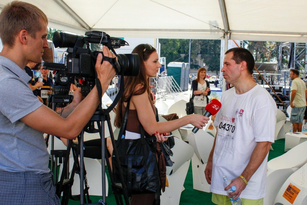 На Пробігу-2014 вперше запрацювала медіа-зона