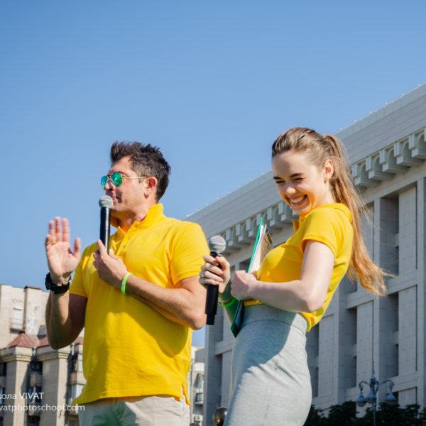 Ведучі Пробігу 2019: Андрій Джеджула та Маша Тимошенко